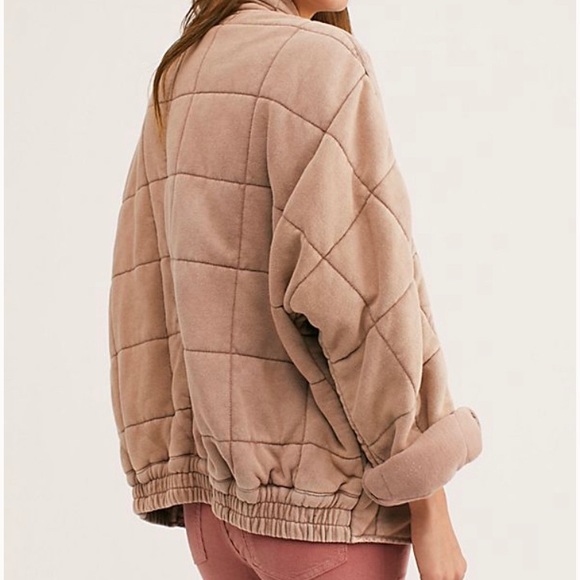dolman quilted knit jacket poshmark